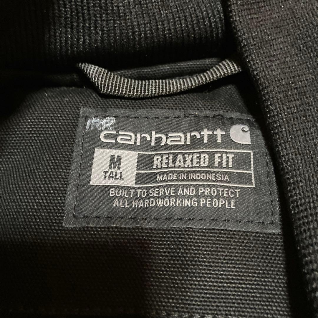 タグ付きCarhartt ダッグブラック ベスト Mリラックスフィット