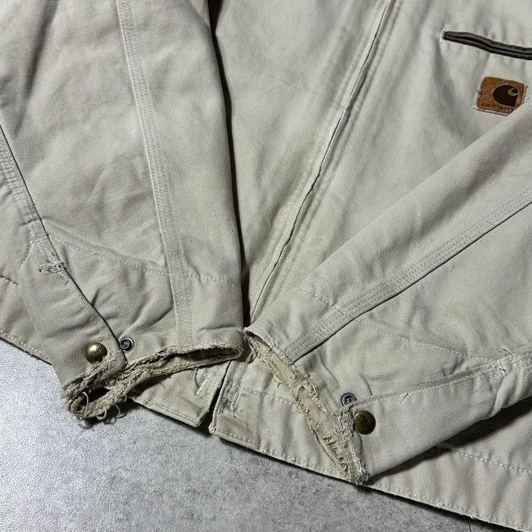Carhartt デトロイトジャケット L J76STN ストーン 白系
