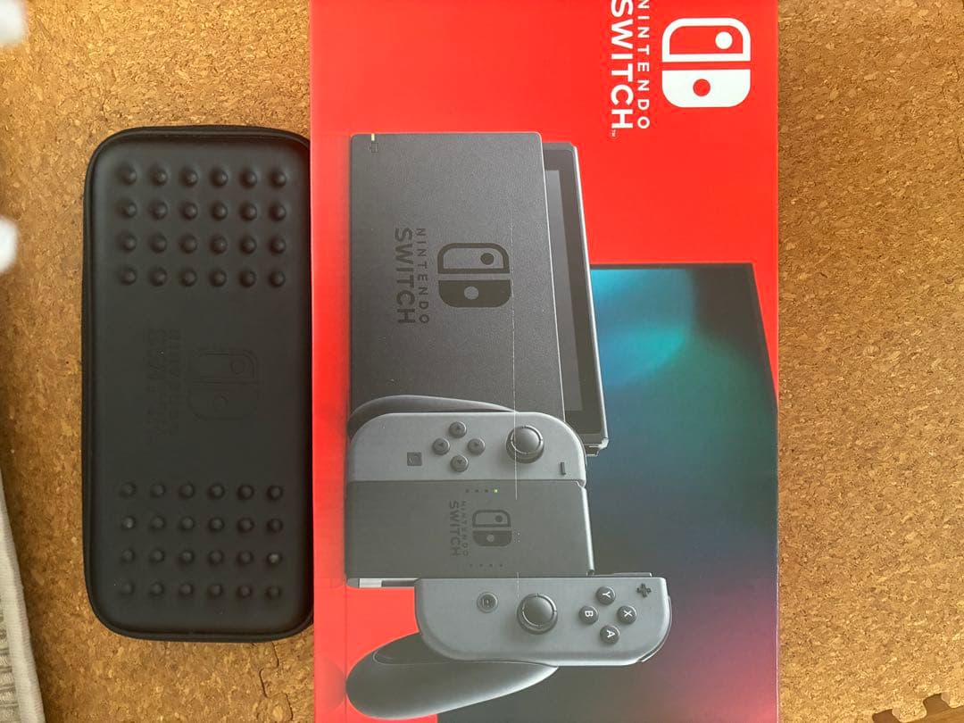Nintendo Switch グレー 黒　本体 付属品付き