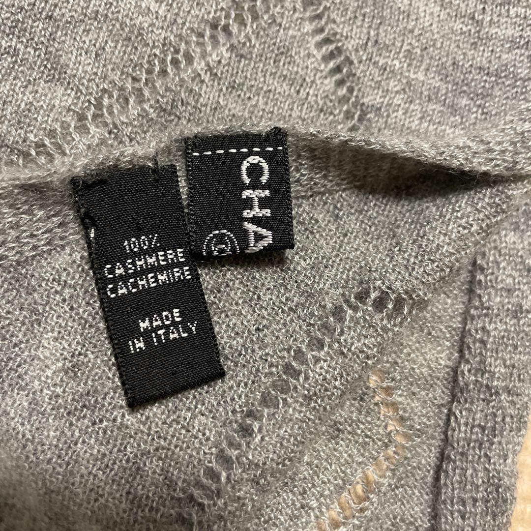 CHANEL カシミアストール グレー