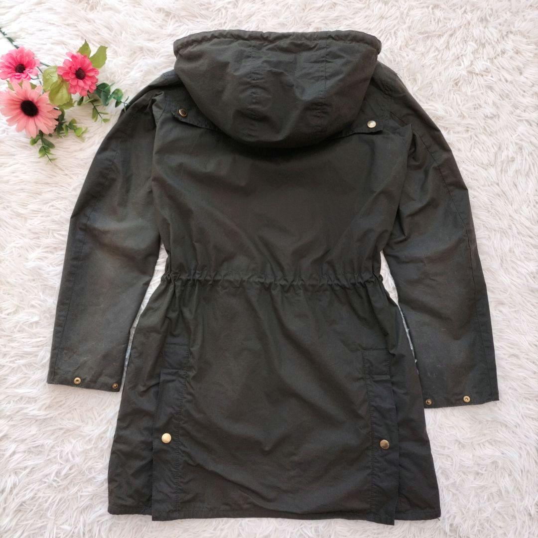 ☆Barbour☆バブアー オイルドジャケット　モッズコート　カーキ　フード付