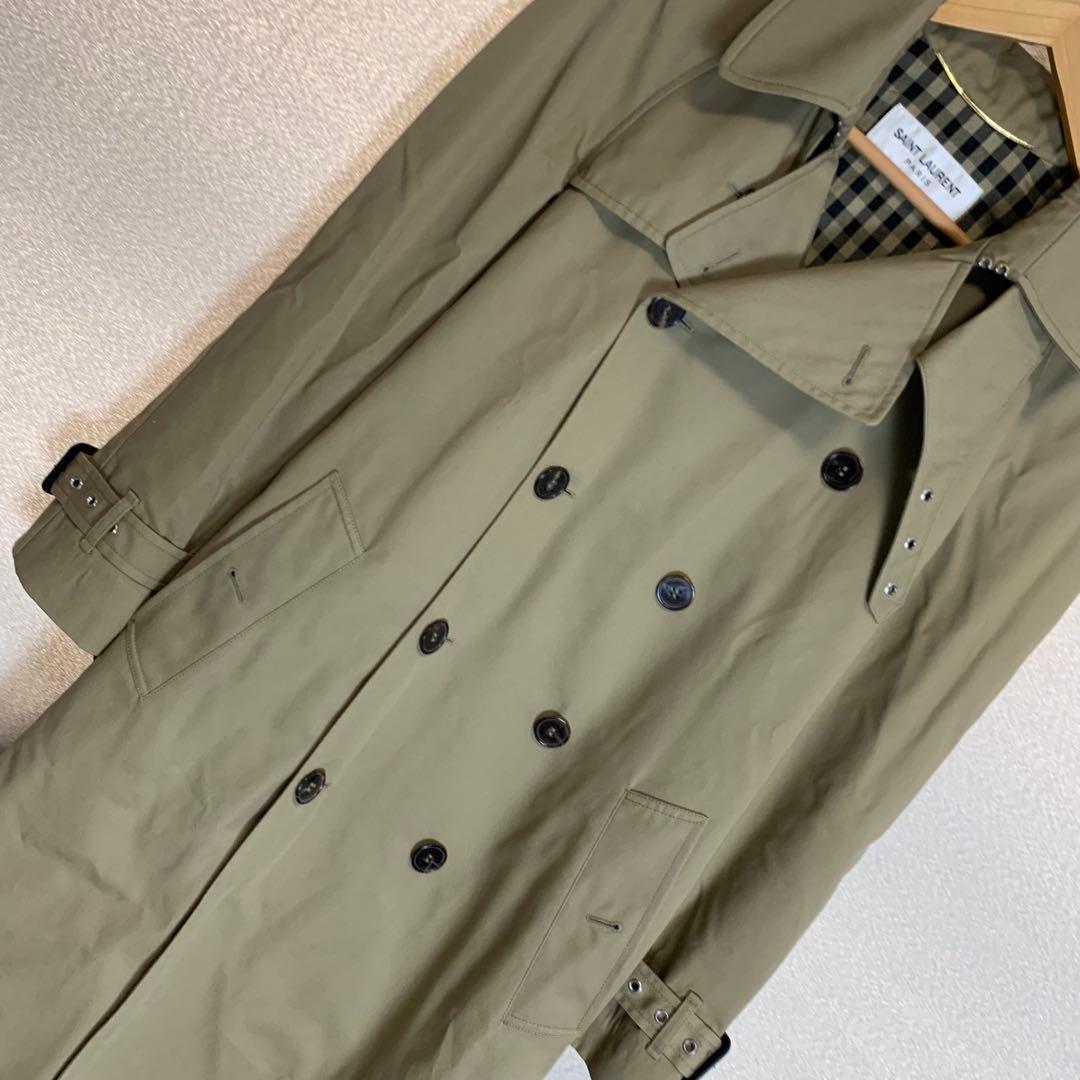 値下げ 美品　サンローラン SAINT LAURENTトレンチコート38