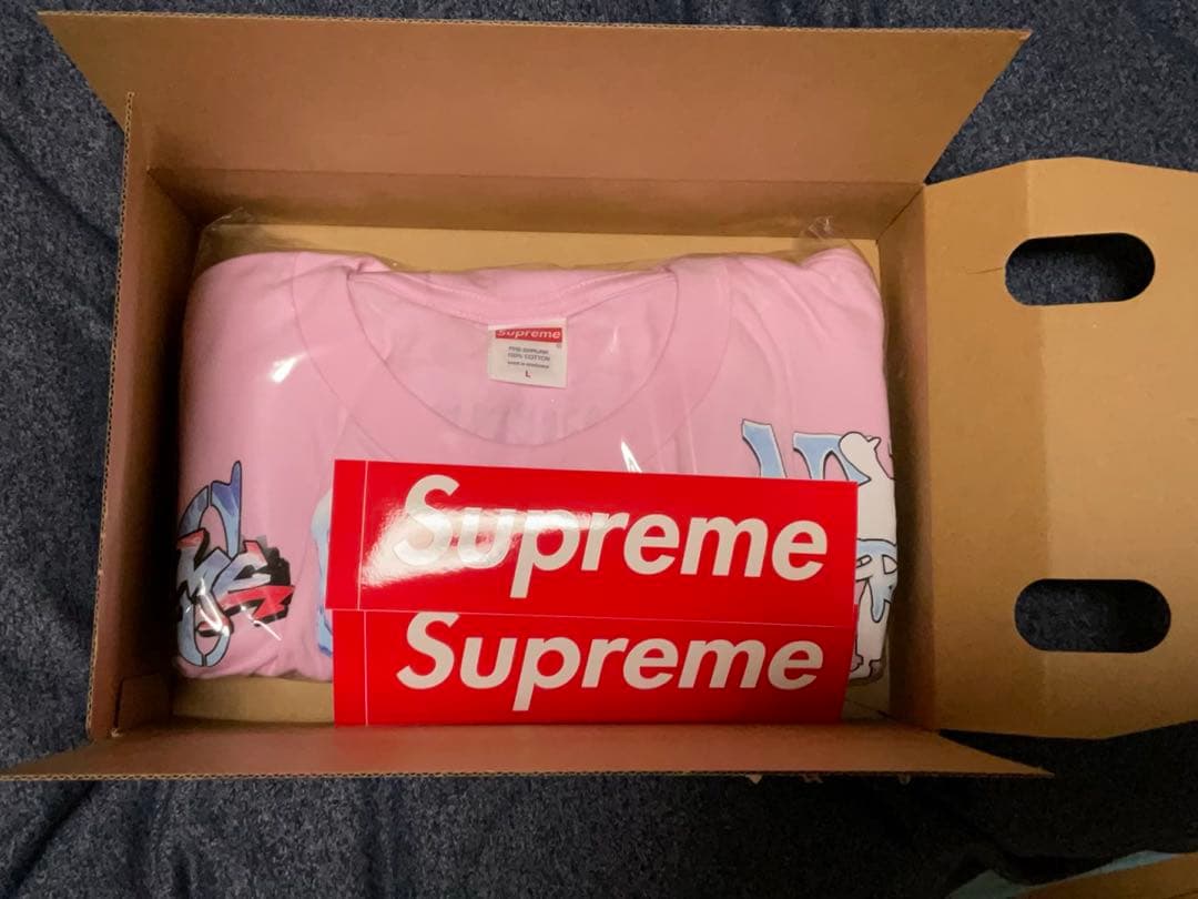 トップス Supreme Flash Tee \"Light Pink\" L