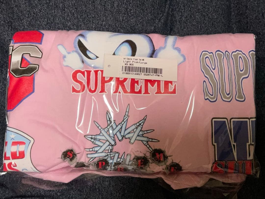 トップス Supreme Flash Tee \"Light Pink\" L