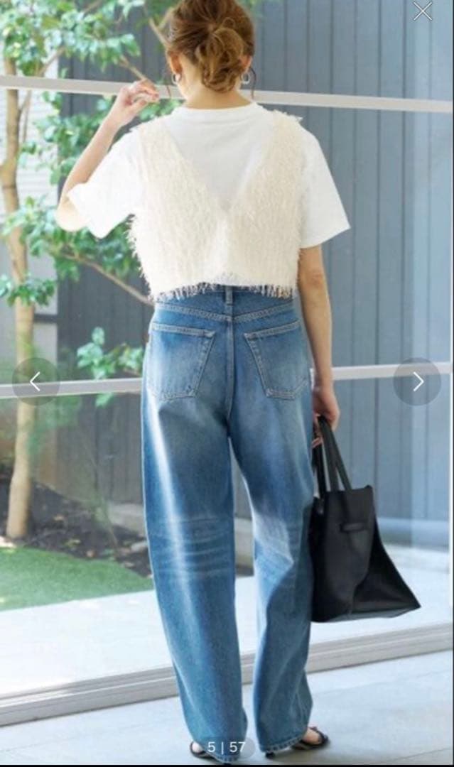 パンツ Spick & Span 51/2 CURVE LINE DENIM 28