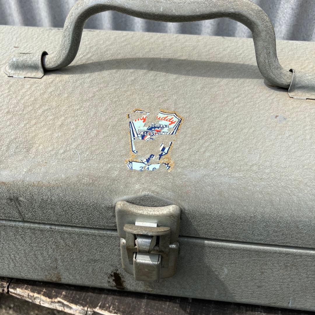 My Buddy メタル タックルボックス 釣り道具箱 工具箱 ツールボックス