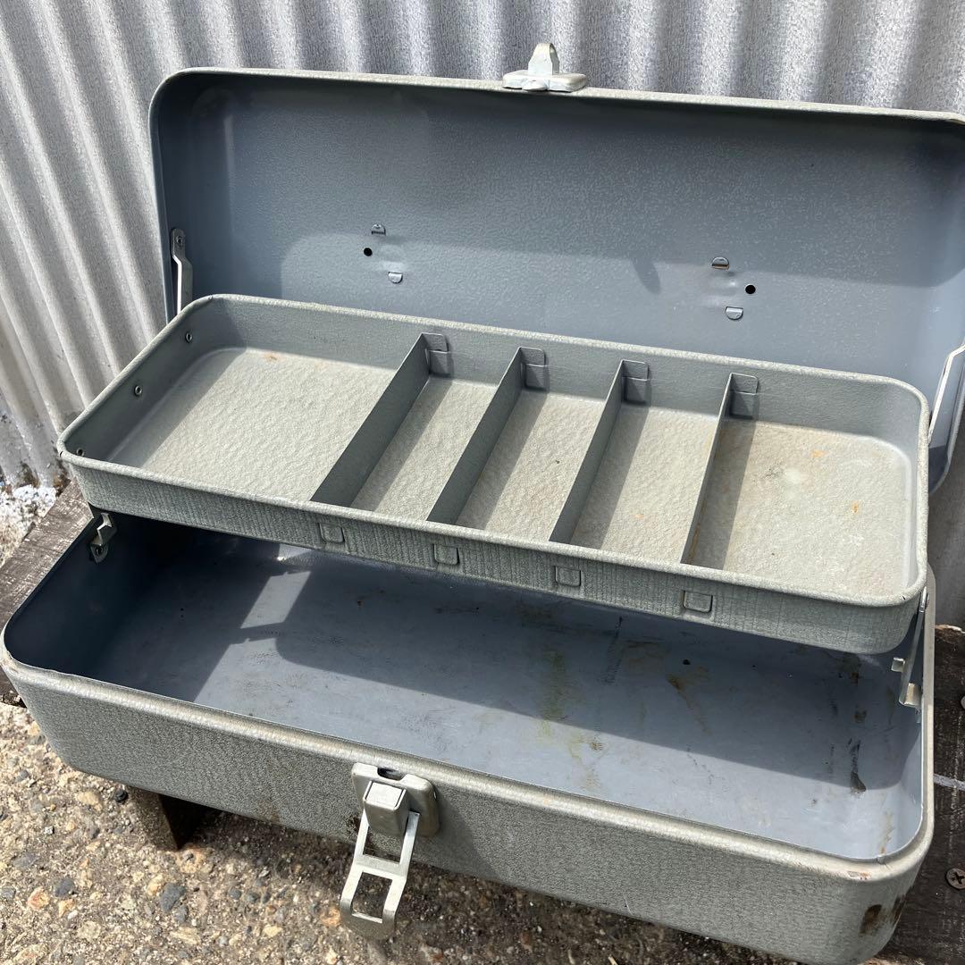 My Buddy メタル タックルボックス 釣り道具箱 工具箱 ツールボックス