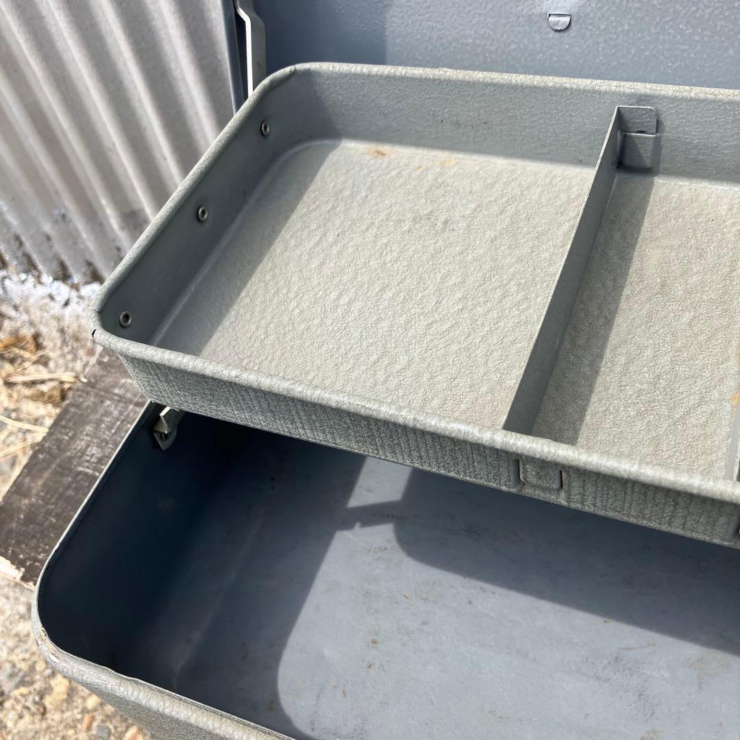 My Buddy メタル タックルボックス 釣り道具箱 工具箱 ツールボックス