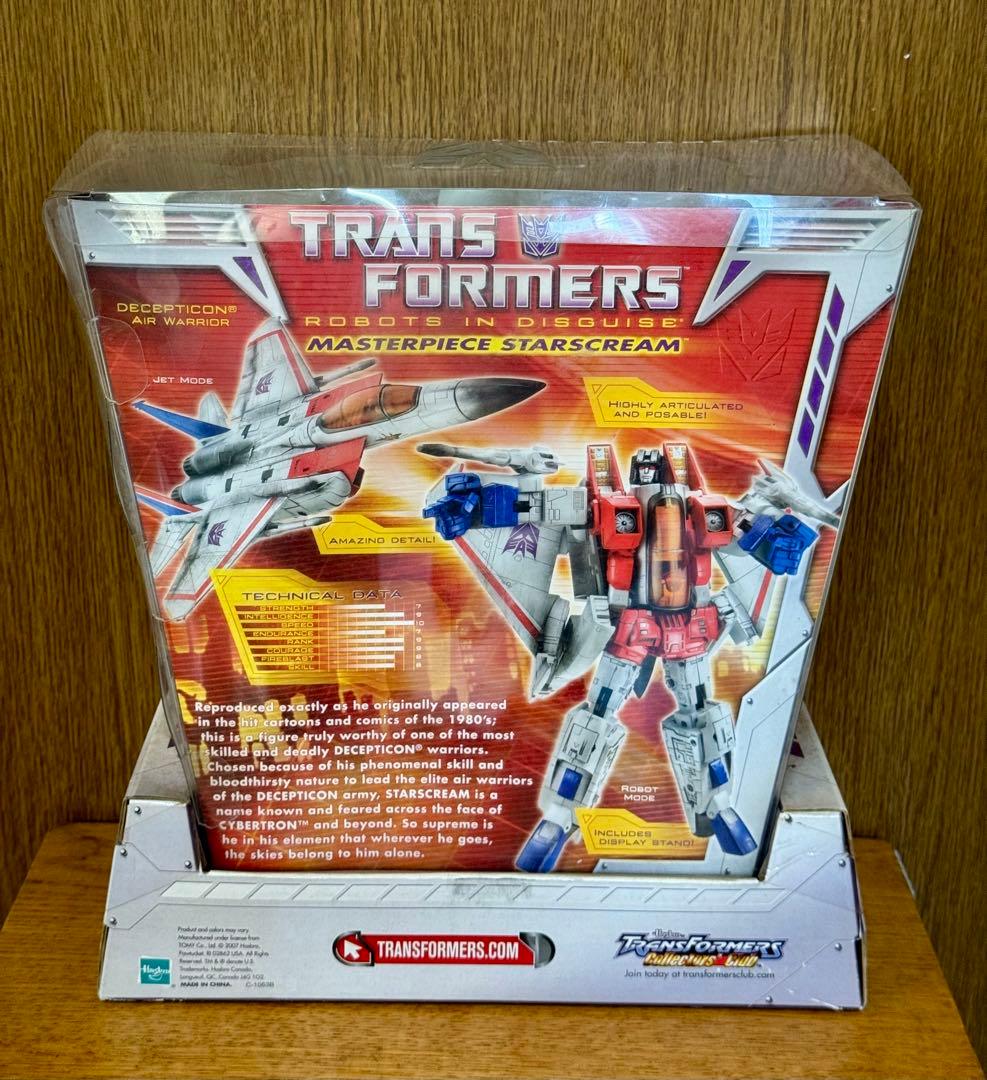 トランスフォーマー　マスターピース　スタースクリーム　USAエディション