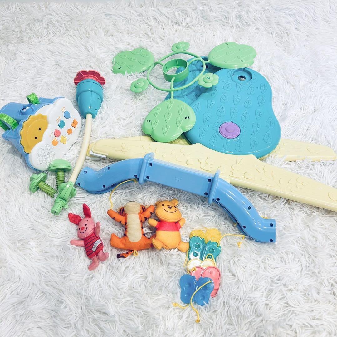 美品　くまのプーさん 6WAYジムにへんしんメリー　タカラトミー