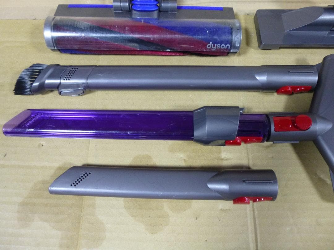 ダイソンSV18用　各種純正ヘッドとLEDノズルほか8点セット　動作確認済み