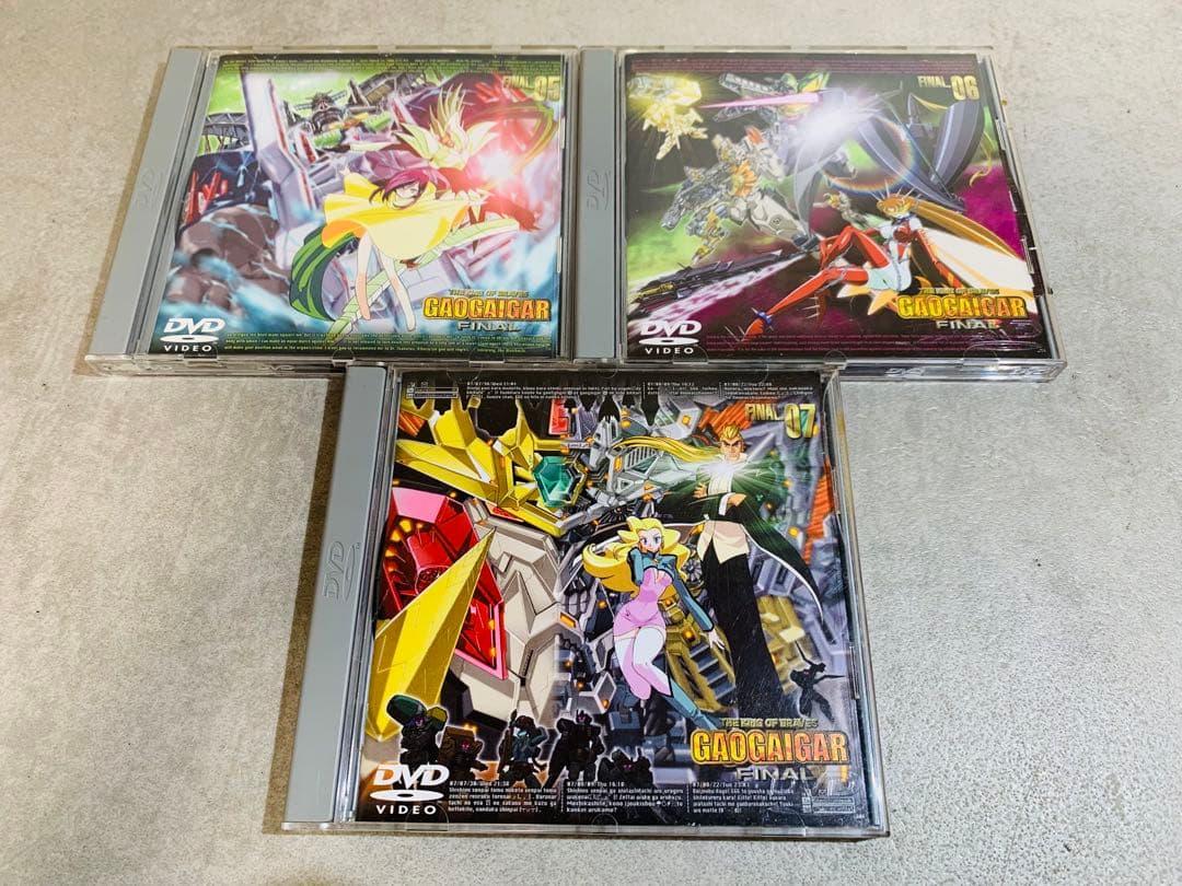 k0905-29★DVD 勇者王ガオガイガー FINAL 01-07