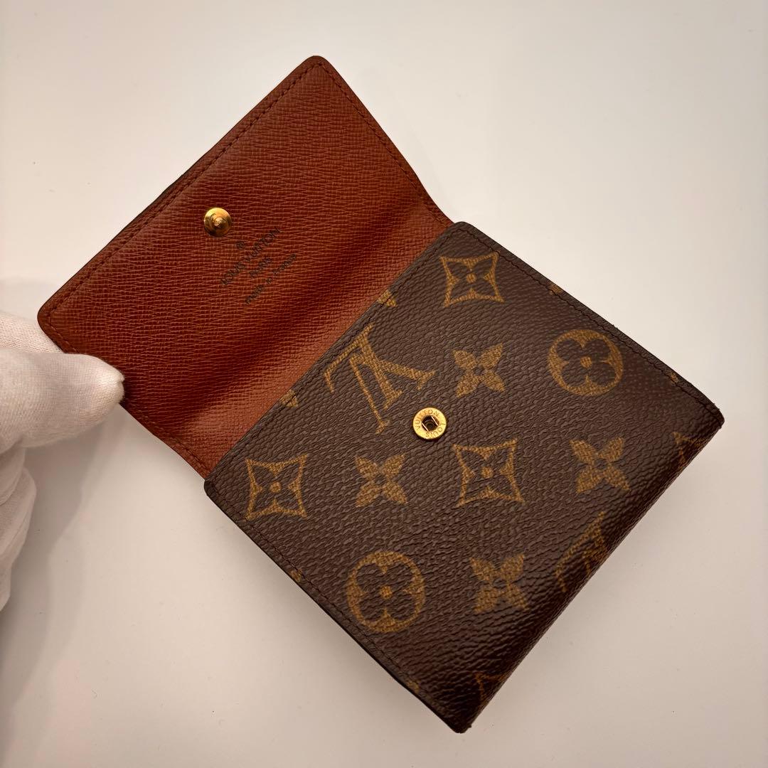 【鑑定済み】ルイヴィトン✨モノグラム✨ポルトモネビエ カルトクレディ✨折り財布