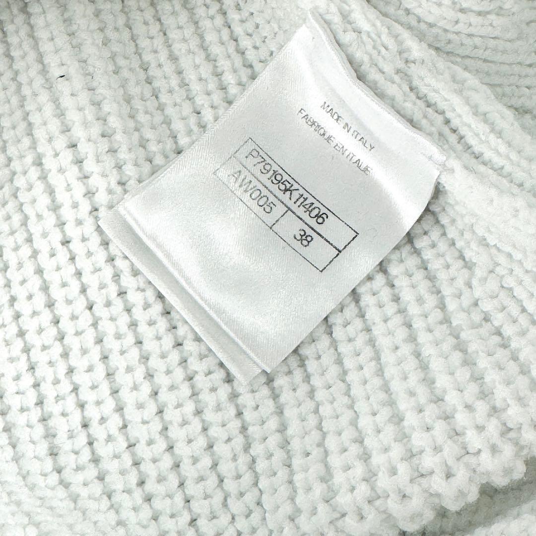 CHANEL シャネル 2025クルーズ ホワイト コットンカーディガン 38
