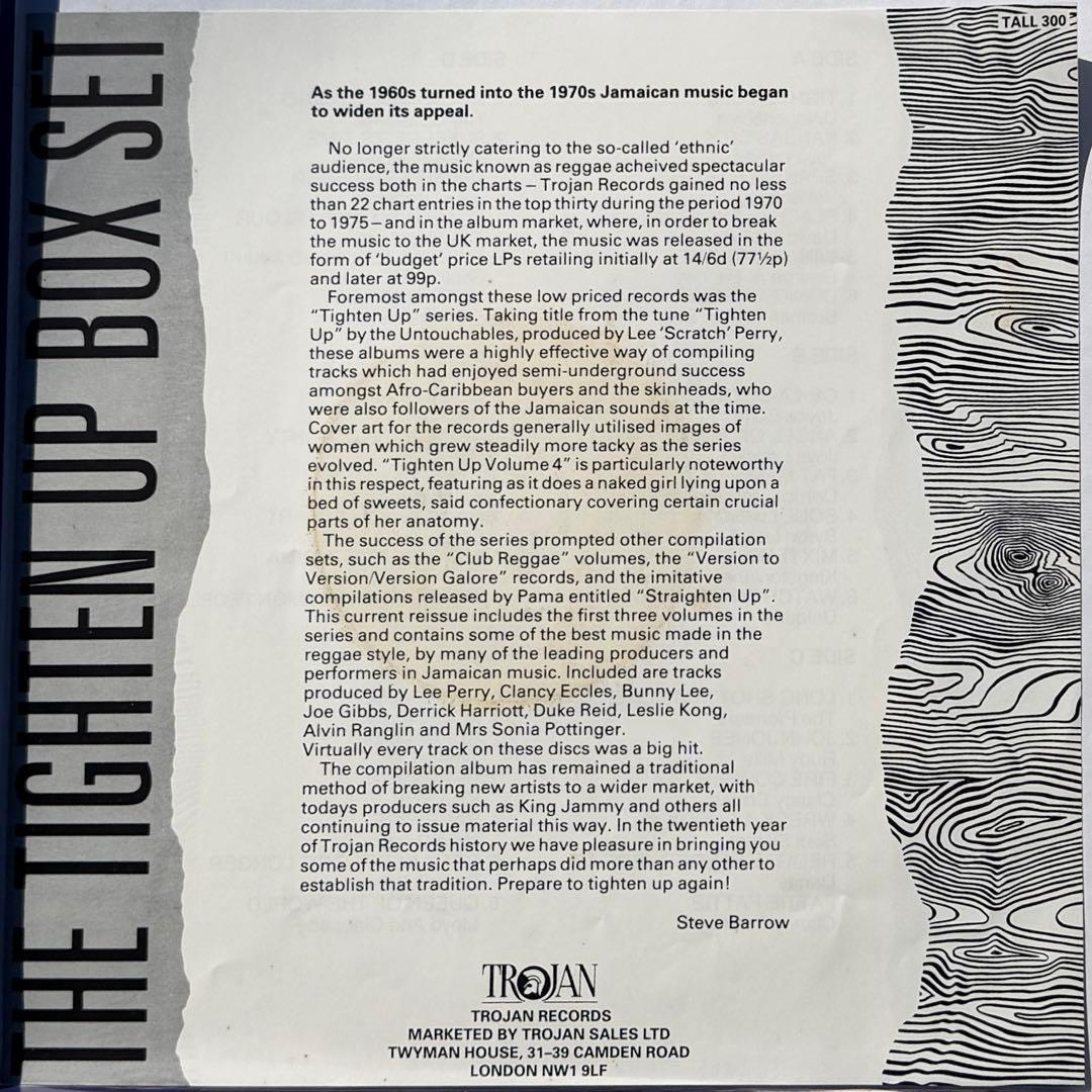 Tighten Up Box Set 3枚組Ska Rocksteady