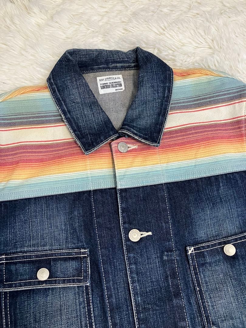 Levi's× Guerre カラー切替コラボデニムカバーオール