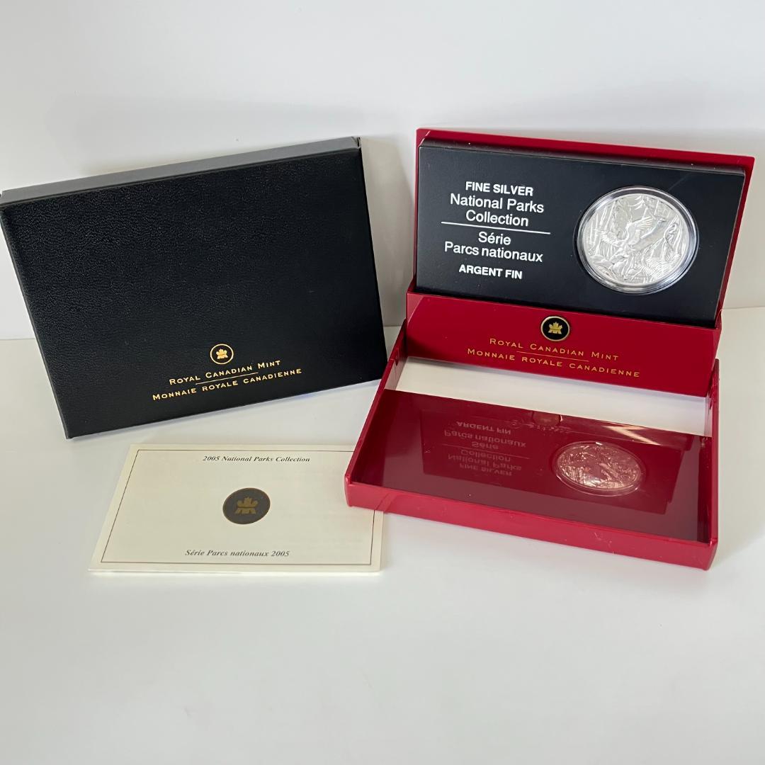 カナダ王立造幣局発行 国立公園コレクション 20ドル銀貨 2005年