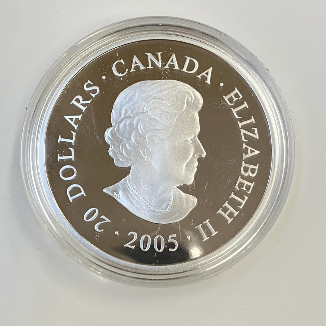 カナダ王立造幣局発行 国立公園コレクション 20ドル銀貨 2005年