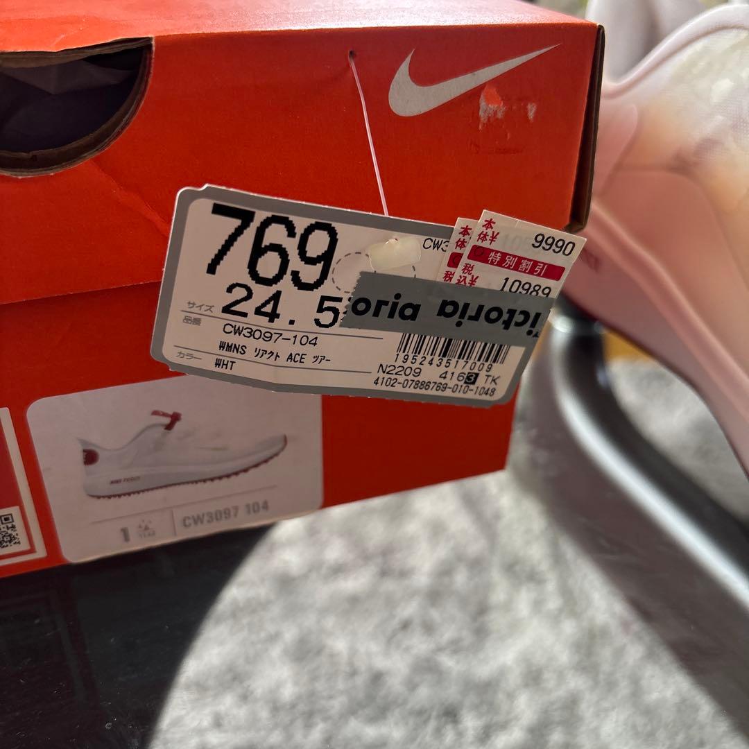 【新品タグ付き】Nike ゴルフシューズ 24.5