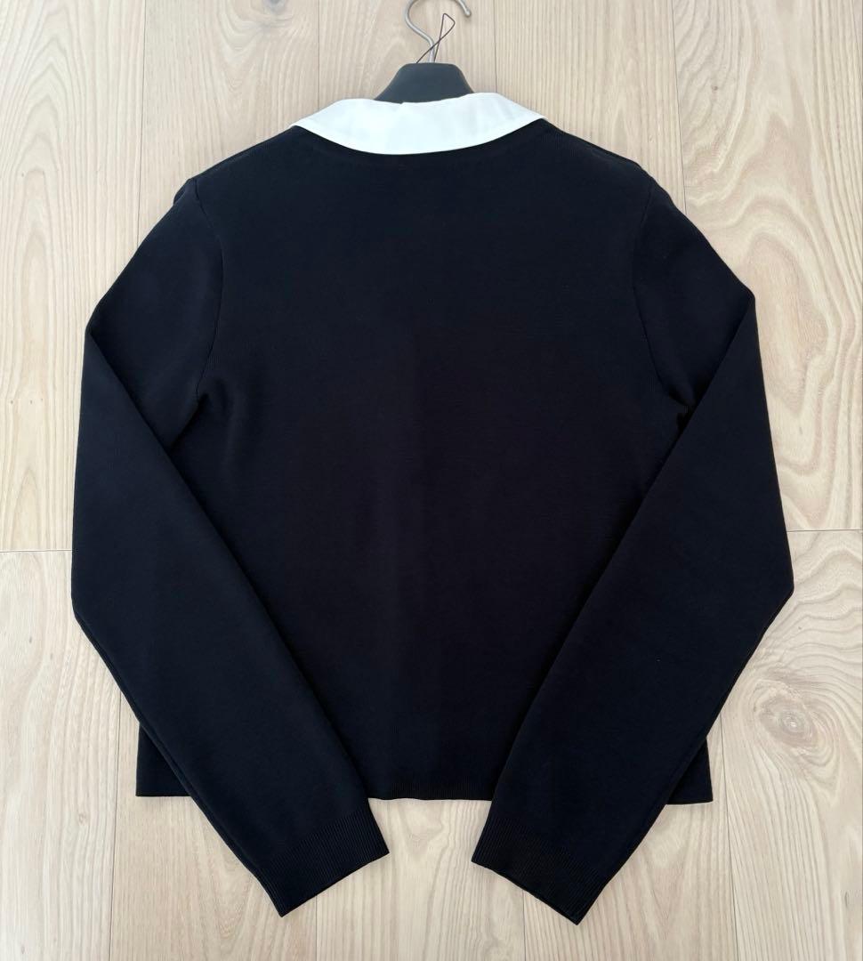 FOXEY フォクシー　Verra Cardigan 襟付きカーディガン