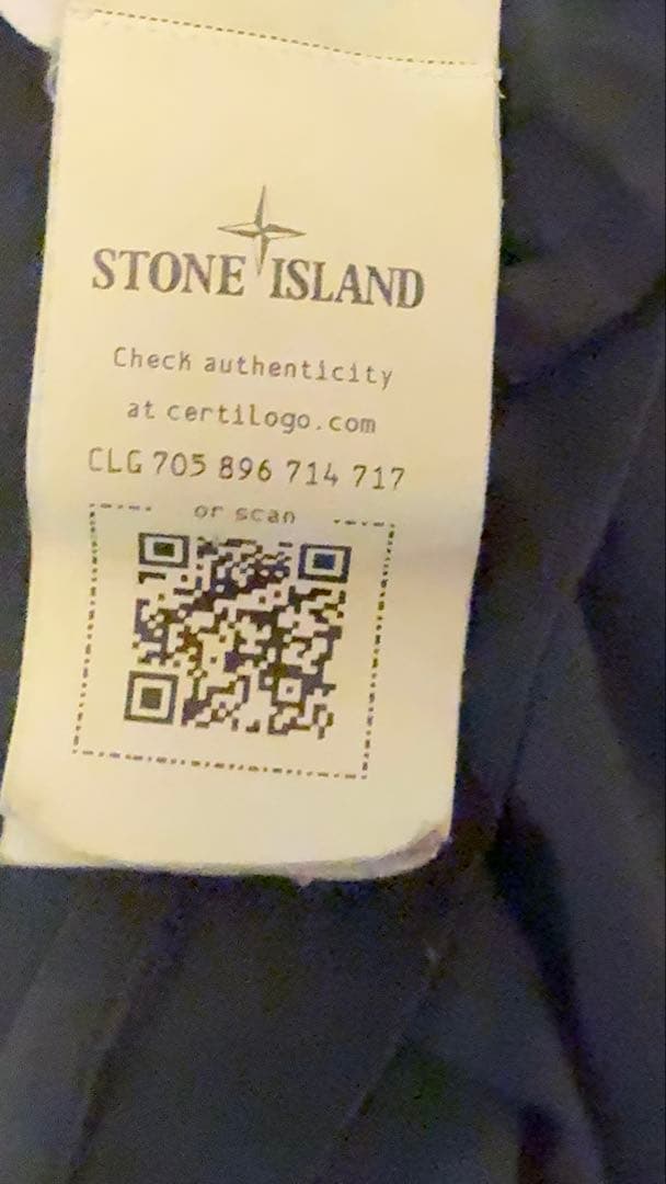 STONE  ダークグレー ロングスリーブTシャツ