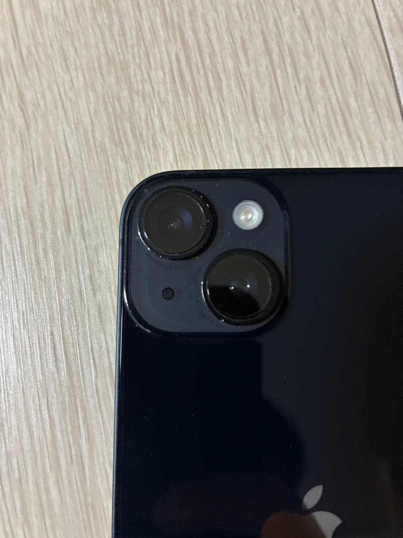 iPhone14ミッドナイトSIMフリー 新品ケーブル、新品ケース付き