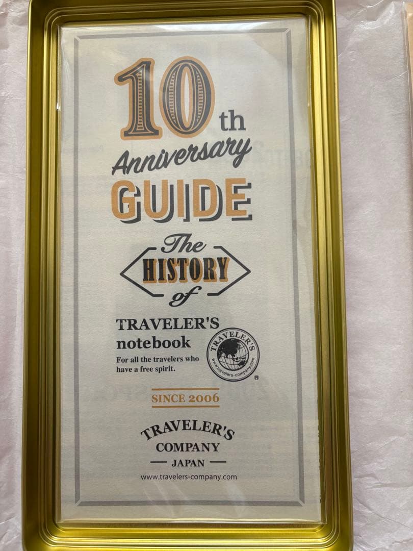 トラベラーズノート 10周年 ミニ缶セット オレンジ 限定