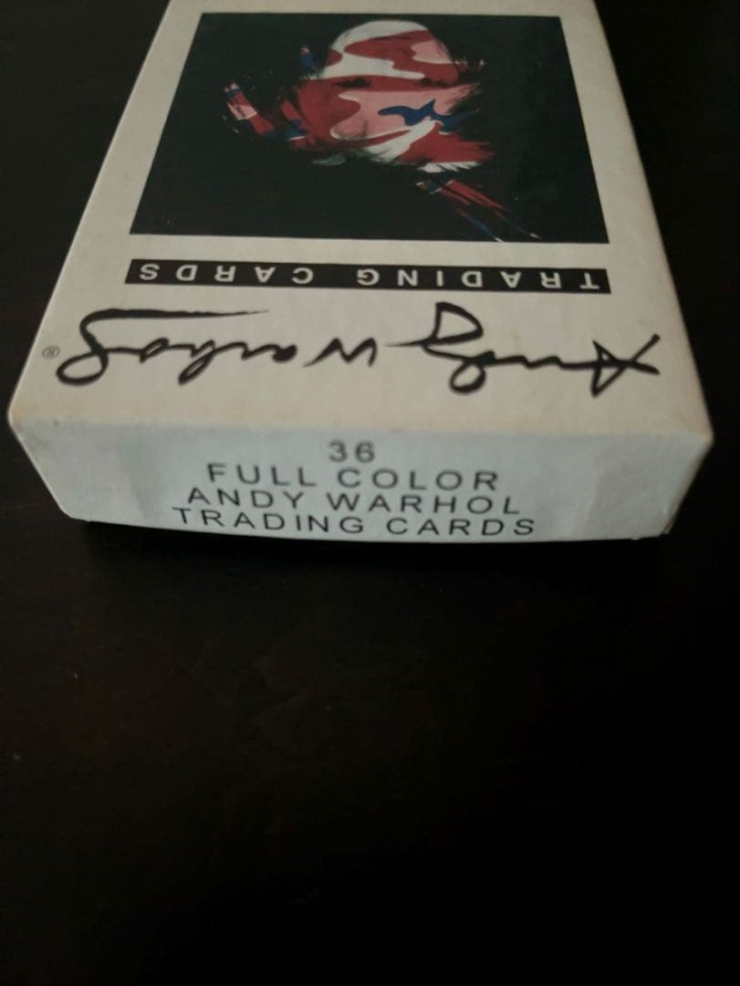 アンディウォーホルAndy Warhol　カード全36種(箱のケース付き)