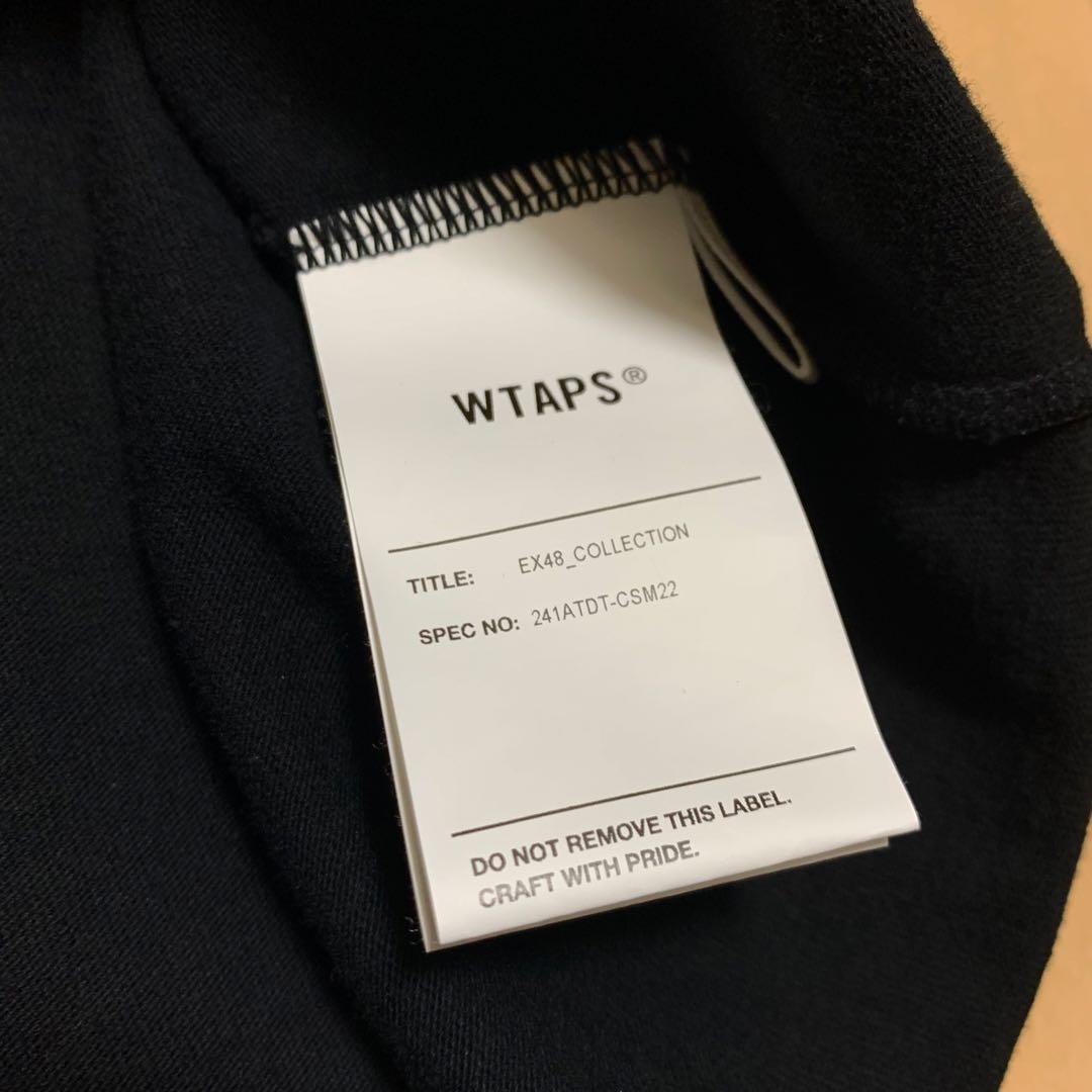 WTAPS ロゴ Tシャツ ロゴt ダブルタップス ブラック Black 黒 Ｌ