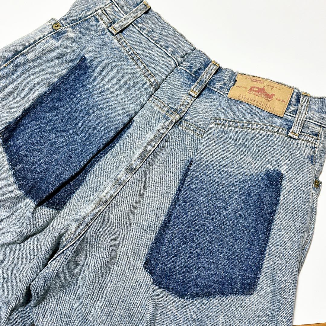 新品タグ付き♡Ungrid リメイクデザインルーズデニム 26