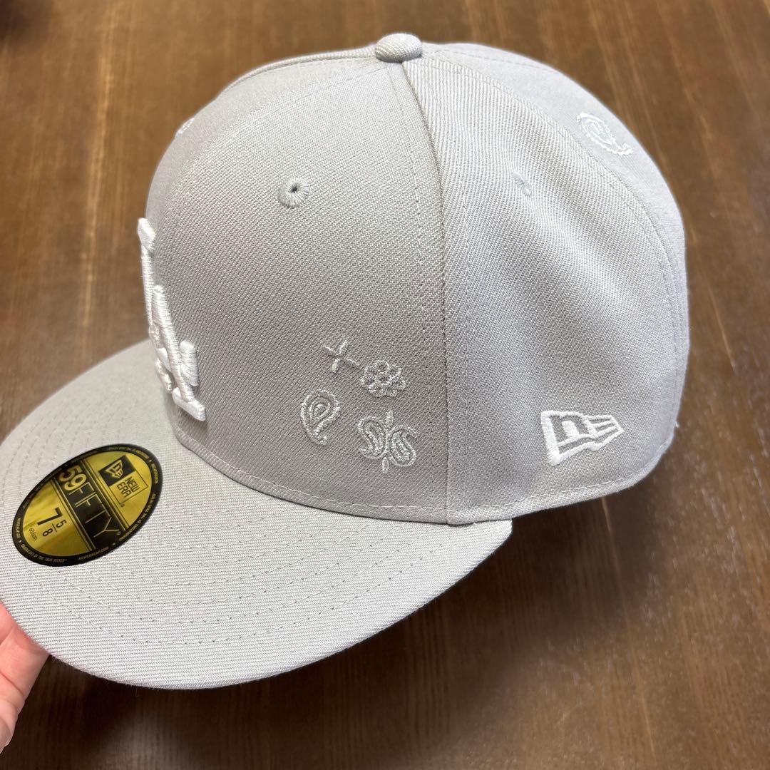 New Era 59FIFTY ロサンゼルス・ドジャース グレー5/8