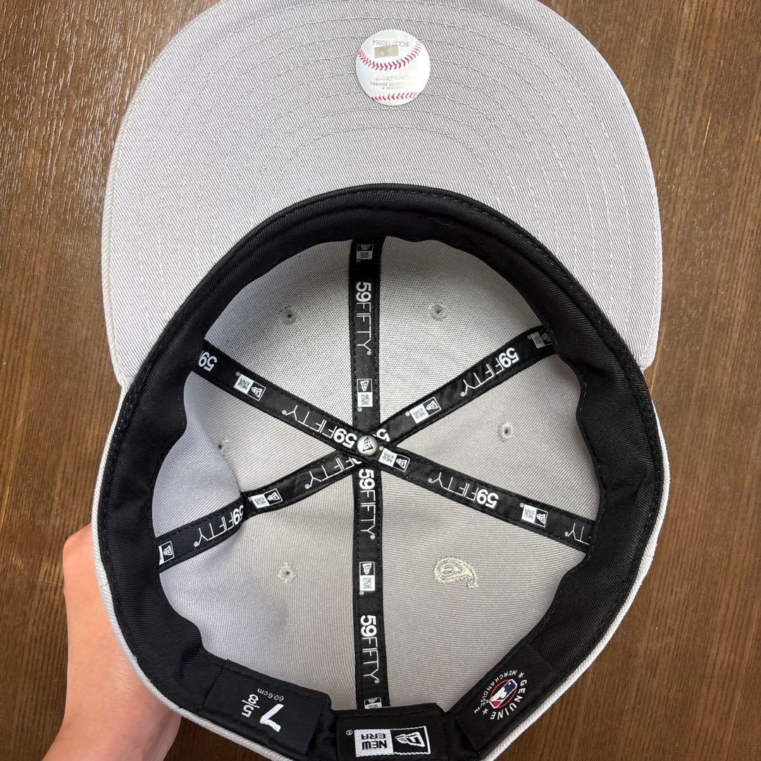 New Era 59FIFTY ロサンゼルス・ドジャース グレー5/8