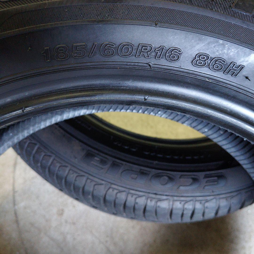 ブリヂストン 185/60R16 タイヤ2本　2025年