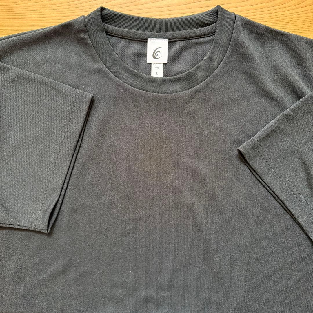 RELIVE リライブシャツ 丸ネック Tシャツ Lサイズ　黒　男女兼用