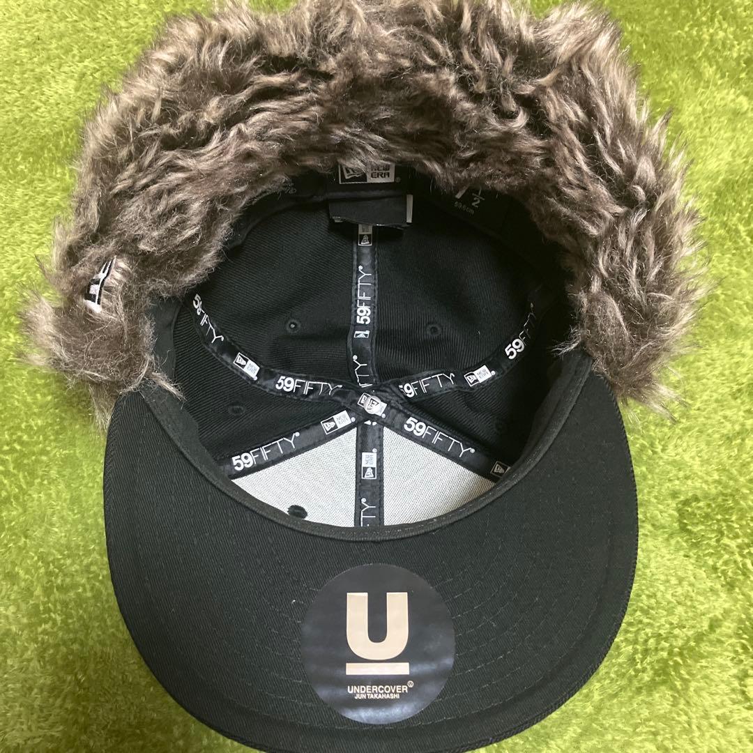 早い者勝ち UNDERCOVER 59FIFTY ファー付きキャップ
