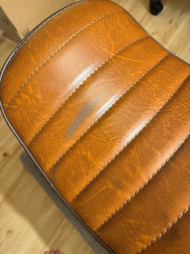 t.さま専用【極上/激渋】GS400 茶色タックロールシート スタッズ仕様