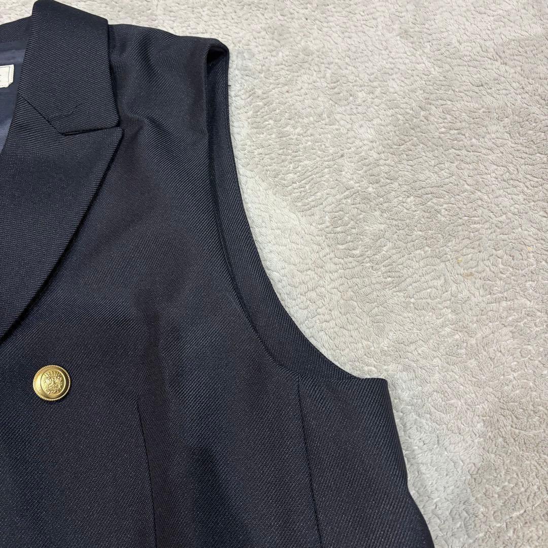 美品✨人気✨ジャーナルスタンダードレリューム　T/Wギャバネイビージレ　ベスト