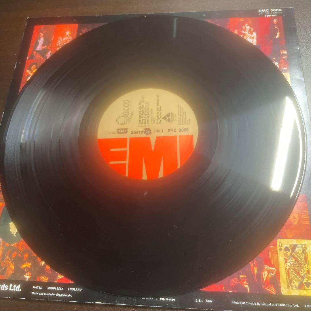 Queen ライブ LP レコード EMC 3008