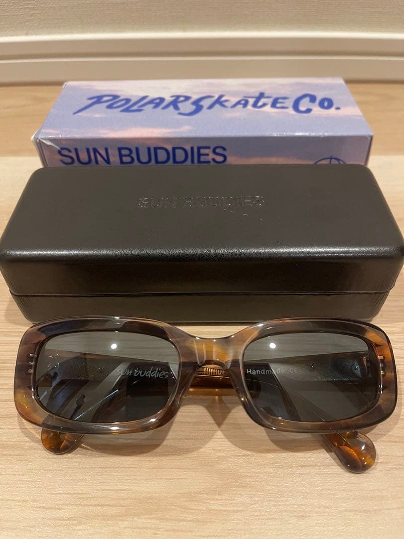 POLAR SKATE CO. X SUN BUDDIES サングラス　茶色
