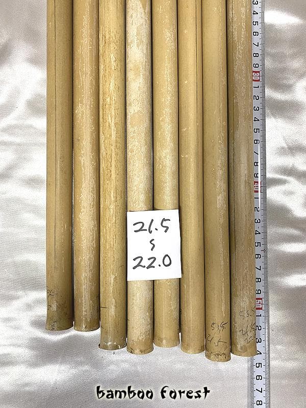 篠竹／女竹 篠笛／横笛素材 21.5~22.0mm