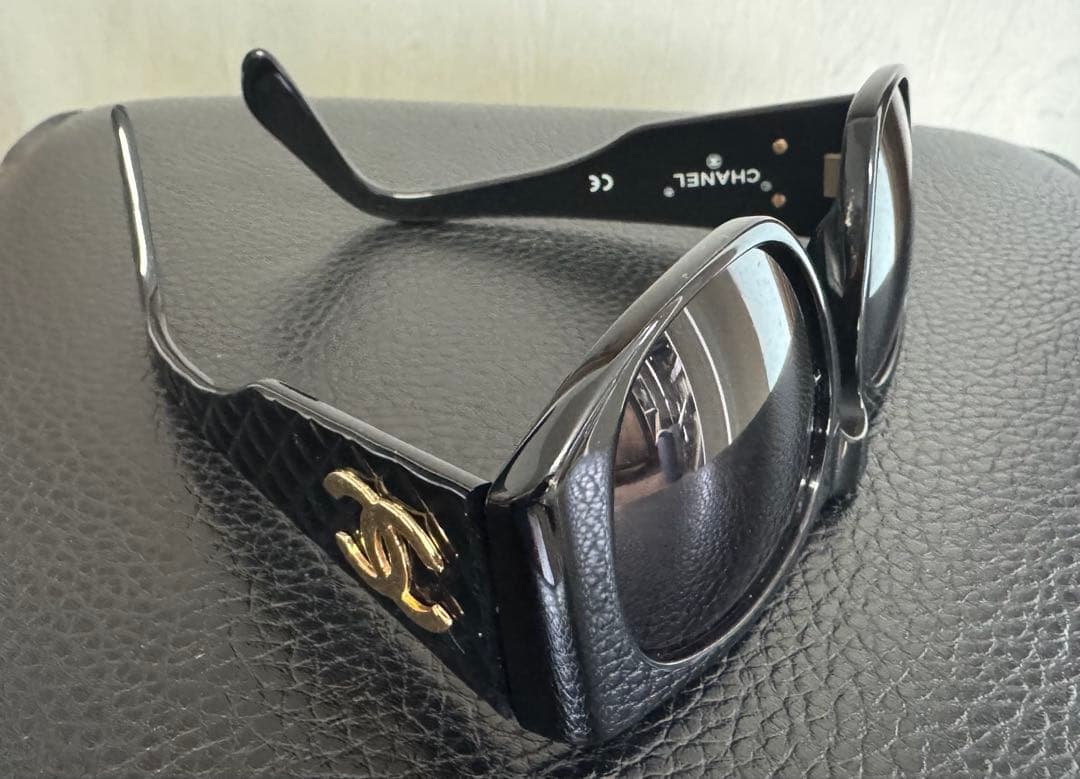 鑑定済 CHANEL サングラス マトラッセ 94305