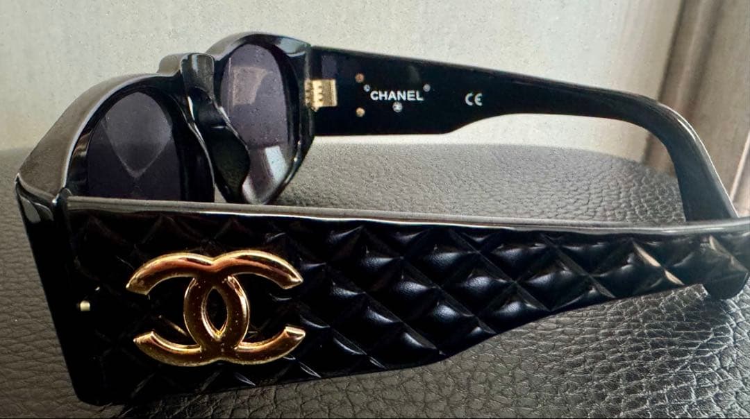 鑑定済 CHANEL サングラス マトラッセ 94305