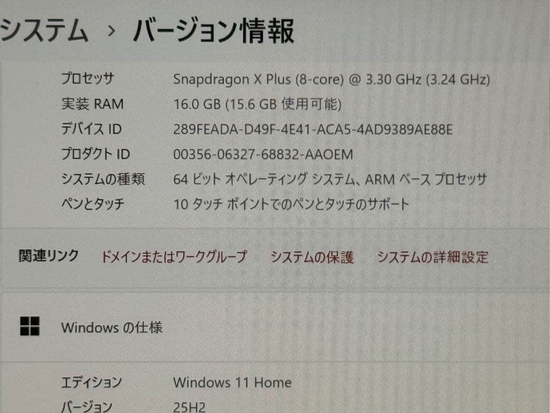 Microsoft Surface Pro 12 本体　メーカー保証あり