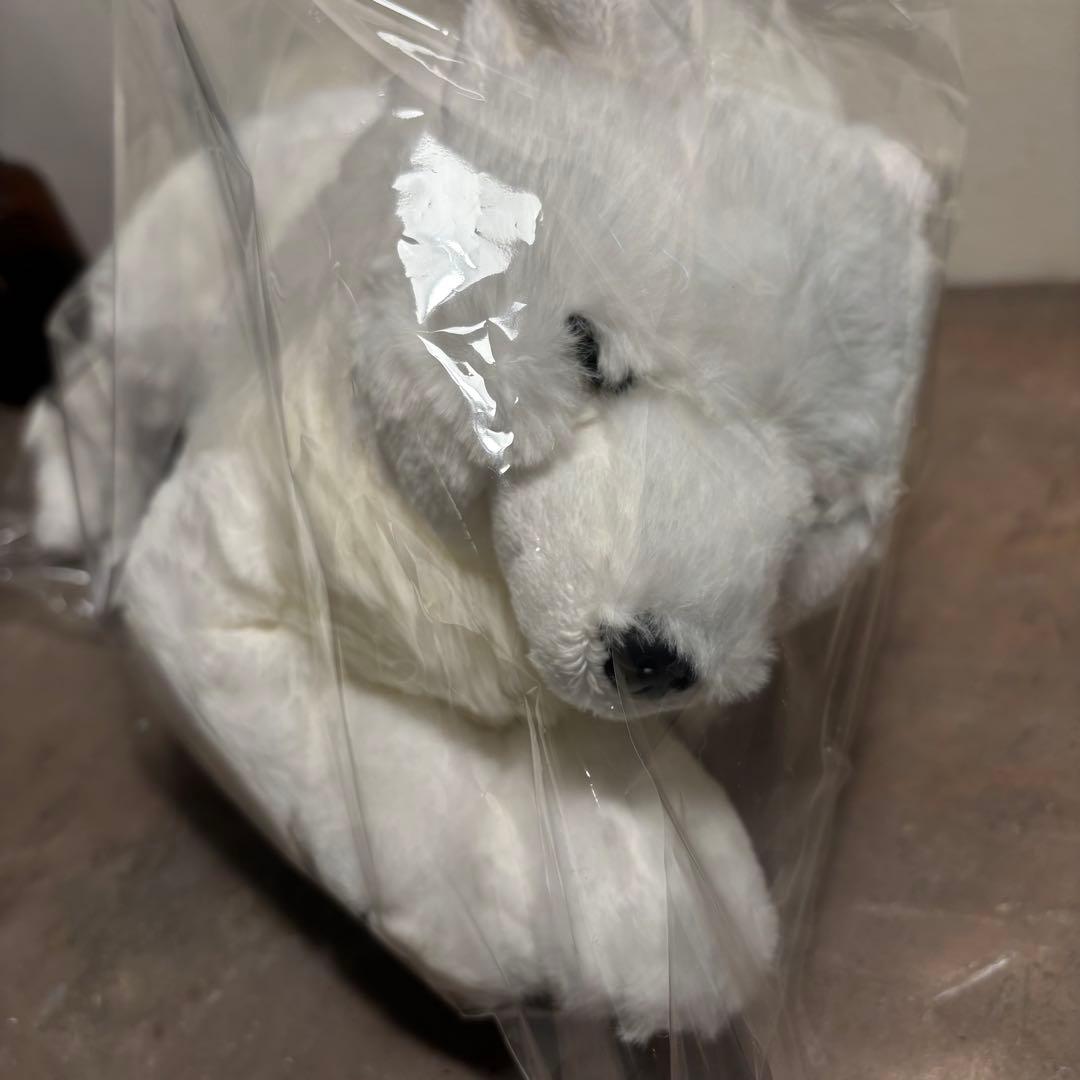 那須どうぶつ王国　ホッキョクオオカミ ぬいぐるみ ヒザオオカミ