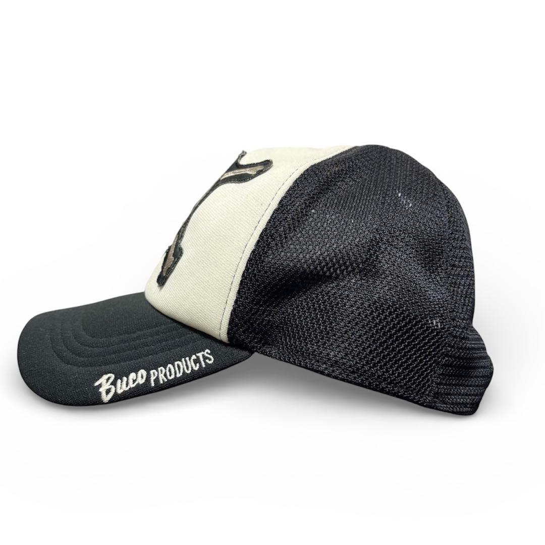 Buco リアルマッコイズ クロスボーン スカル メッシュキャップ Cap 黒