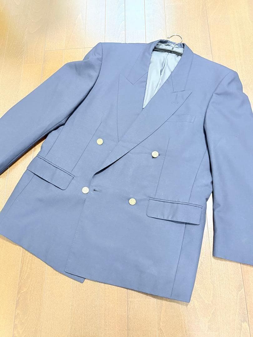 【美品】クリスチャン ディオール ジャケット AB6 ネイビー 内側CD柄