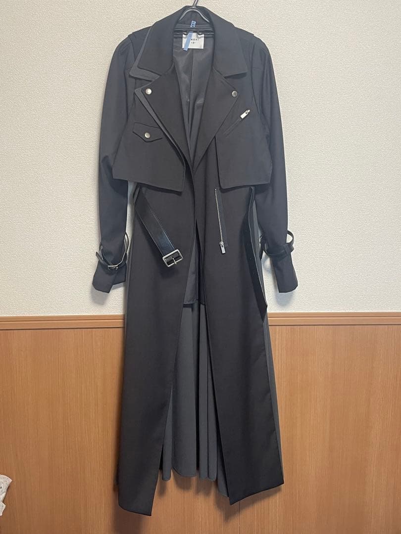 Ameri VINTAGE RIDERS DETAIL COAT ネイビーM