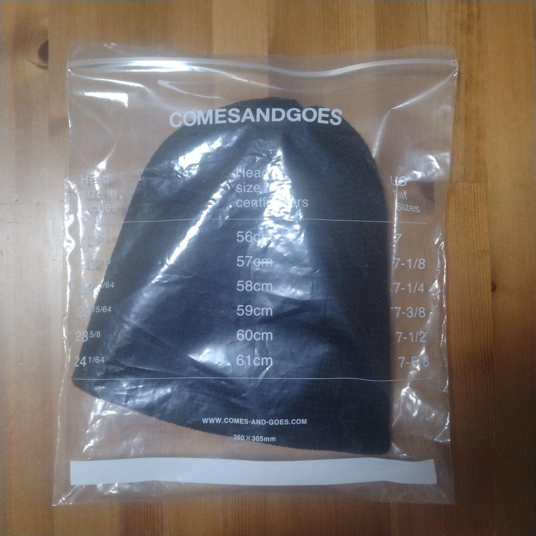 COMESANDGOES COTTON 3G STANDARD KNIT 黒