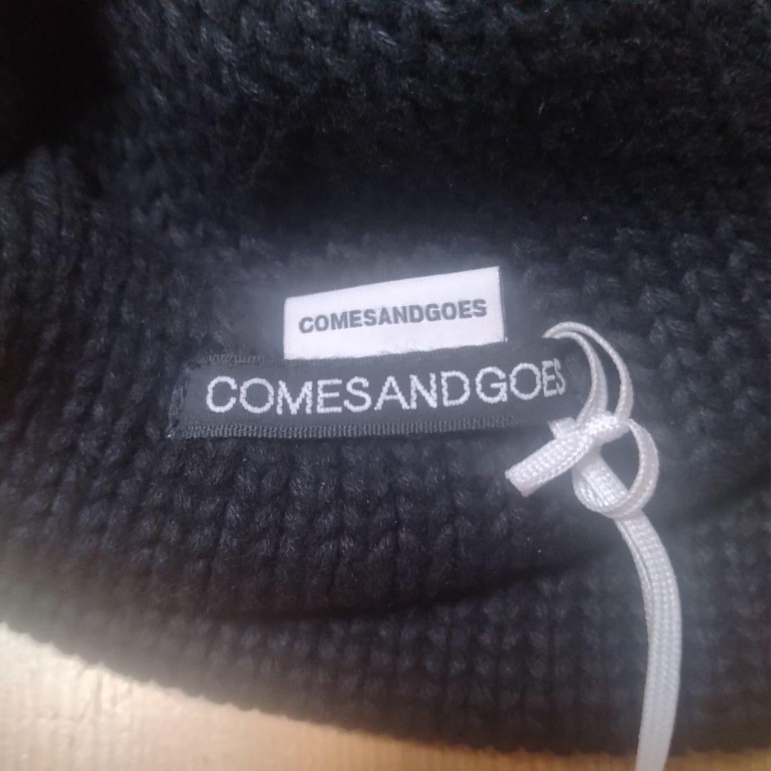 COMESANDGOES COTTON 3G STANDARD KNIT 黒