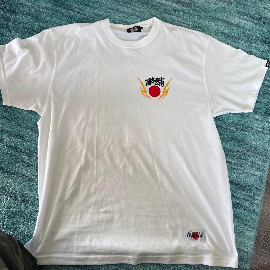 SATA builders 猫デザイン Tシャツ XXL